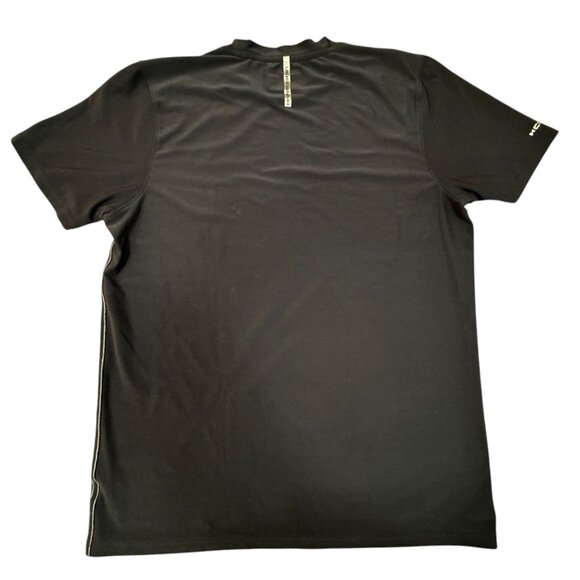 Under Armour HeatGear Fitted Black Performance Tee Sz L - Picture 2 of 2